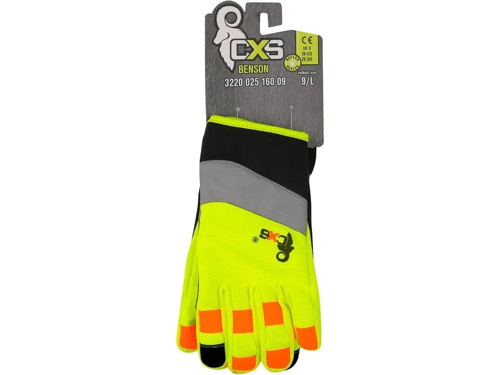 CXS Benson Combined Reflective Gloves - Euro Work Wear