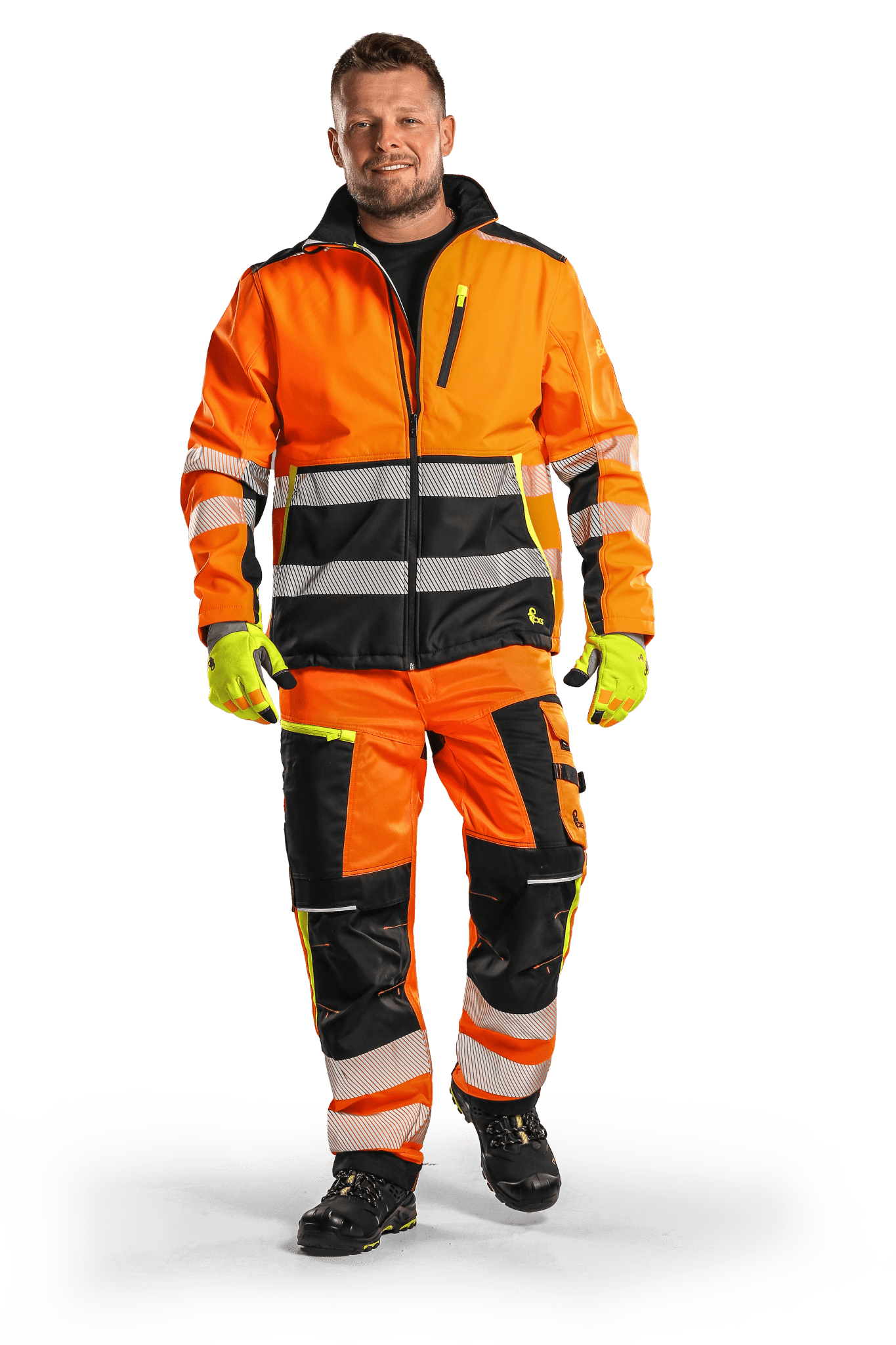 CXS Benson Combined Reflective Gloves - Euro Work Wear