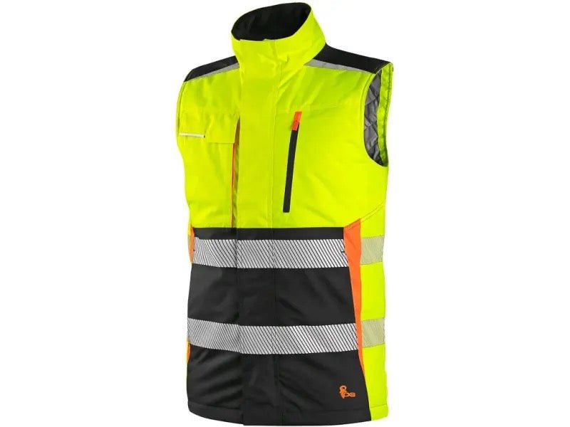 CXS Benson High Visible Padded Vest - Euro Work Wear