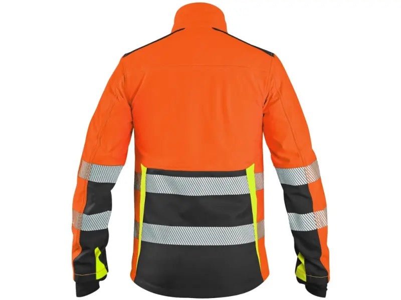 CXS Benson HIgh Visible Softshell Jacket - Euro Work Wear