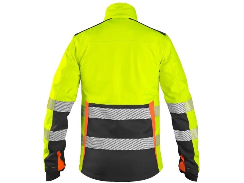 CXS Benson HIgh Visible Softshell Jacket - Euro Work Wear