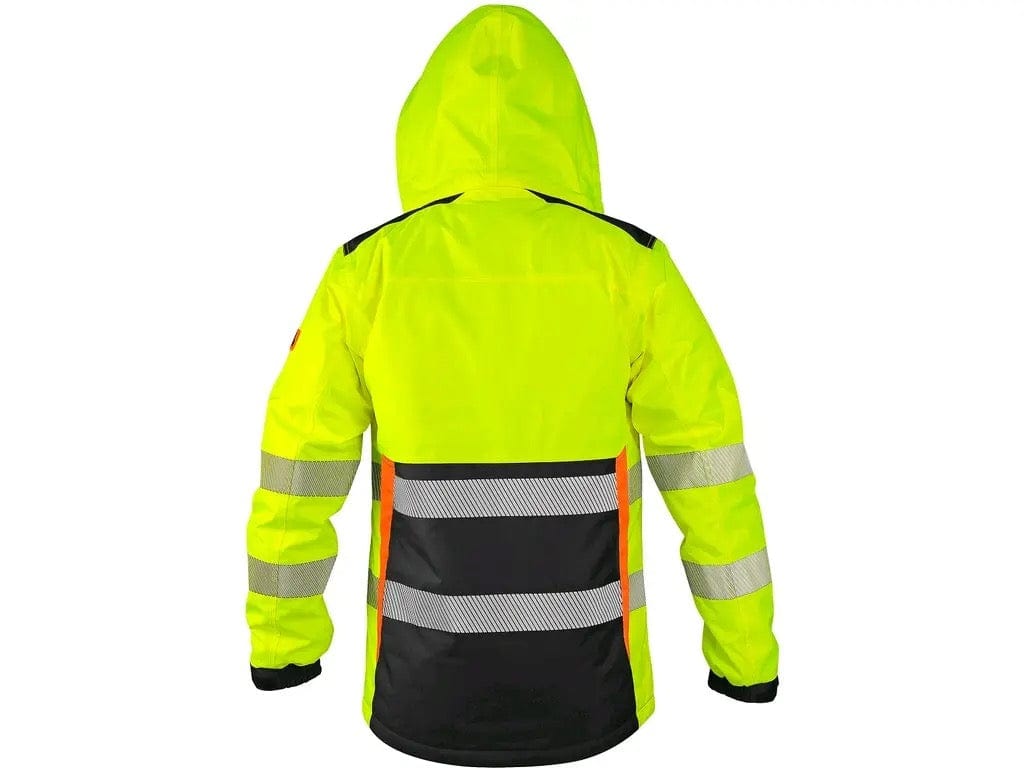 CXS Benson Padded Jacket in Yellow/Black - Euro Work Wear