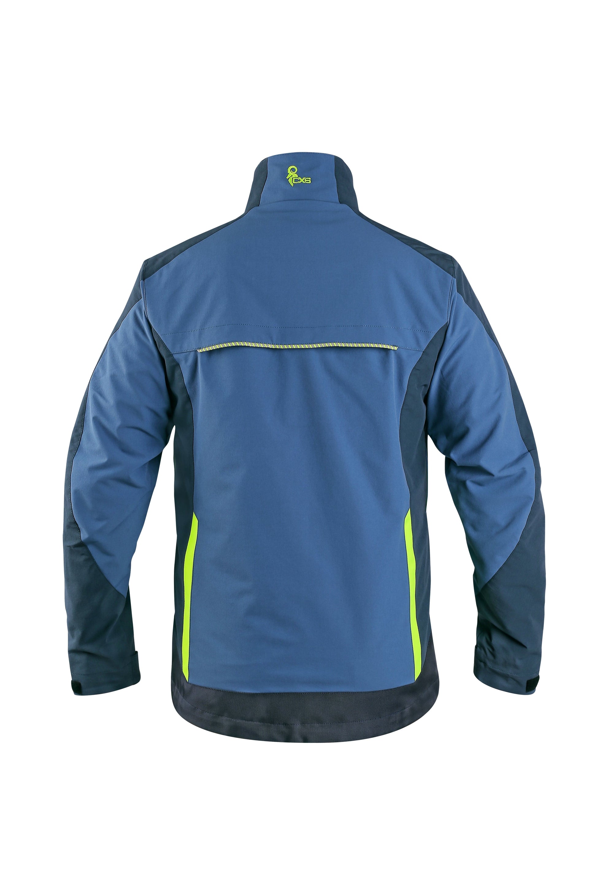 CXS Jacket CXS NAOS, MEN’S JACKET, BLUE-BLUE, HV YELLOW ACCESSORIES