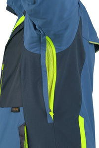 CXS Jacket CXS NAOS, MEN’S JACKET, BLUE-BLUE, HV YELLOW ACCESSORIES