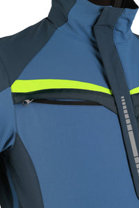 CXS Jacket CXS NAOS, MEN’S JACKET, BLUE-BLUE, HV YELLOW ACCESSORIES