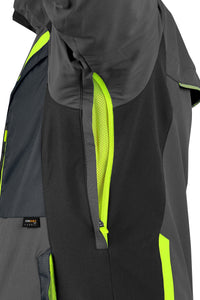 CXS Jacket CXS NAOS, MEN’S JACKET, GREY-BLACK, HV YELLOW ACCESSORIES