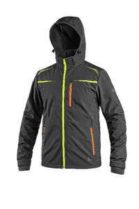 CXS Jacket S / Black with HV yellow/orange Jacket CXS NORFOLK, men’s, black