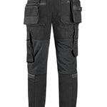 CXS Leonis Men's Work Pants in Black/Gray - Euro Work Wear