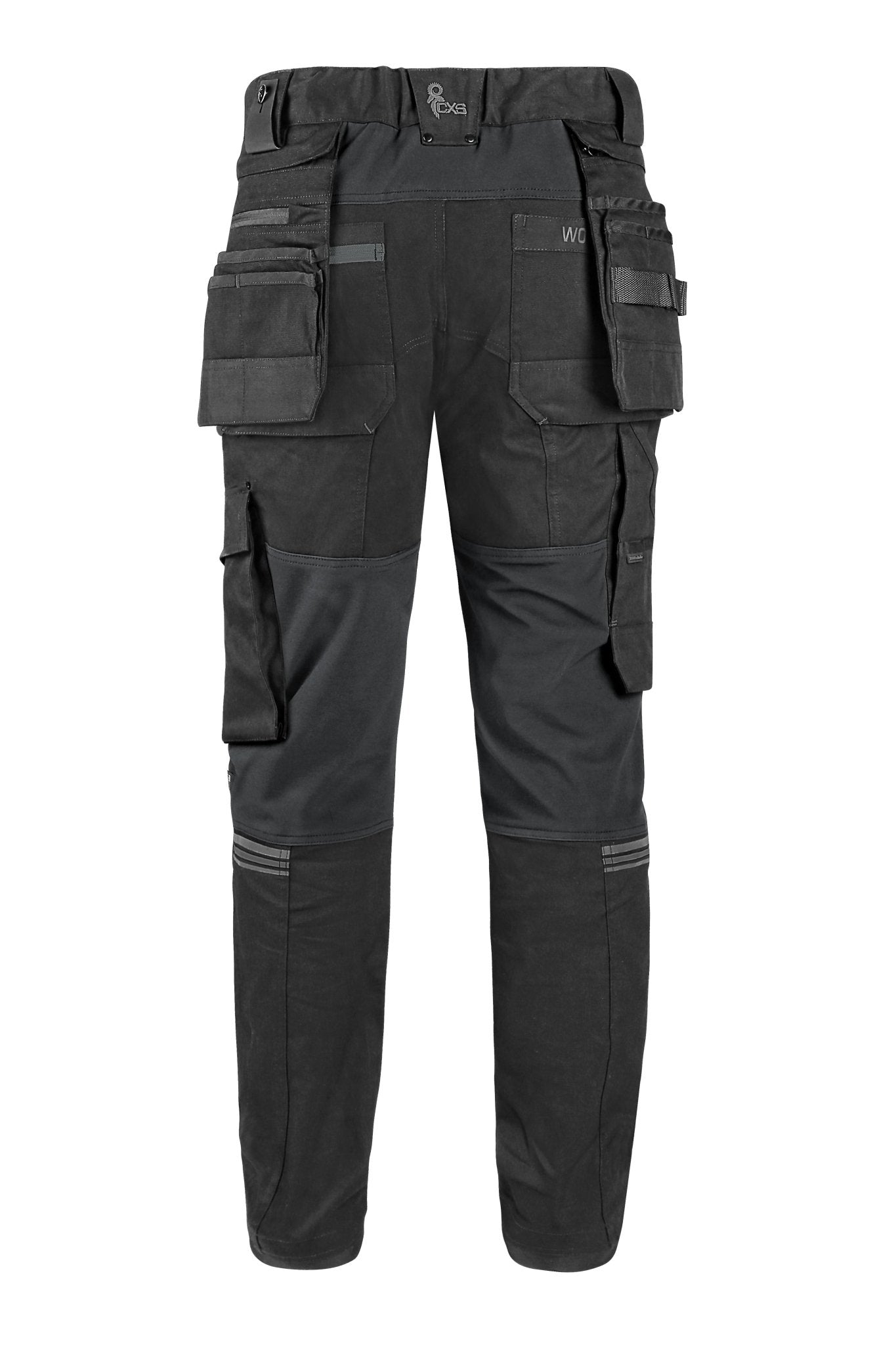 CXS Leonis Men's Work Pants in Black/Gray - Euro Work Wear