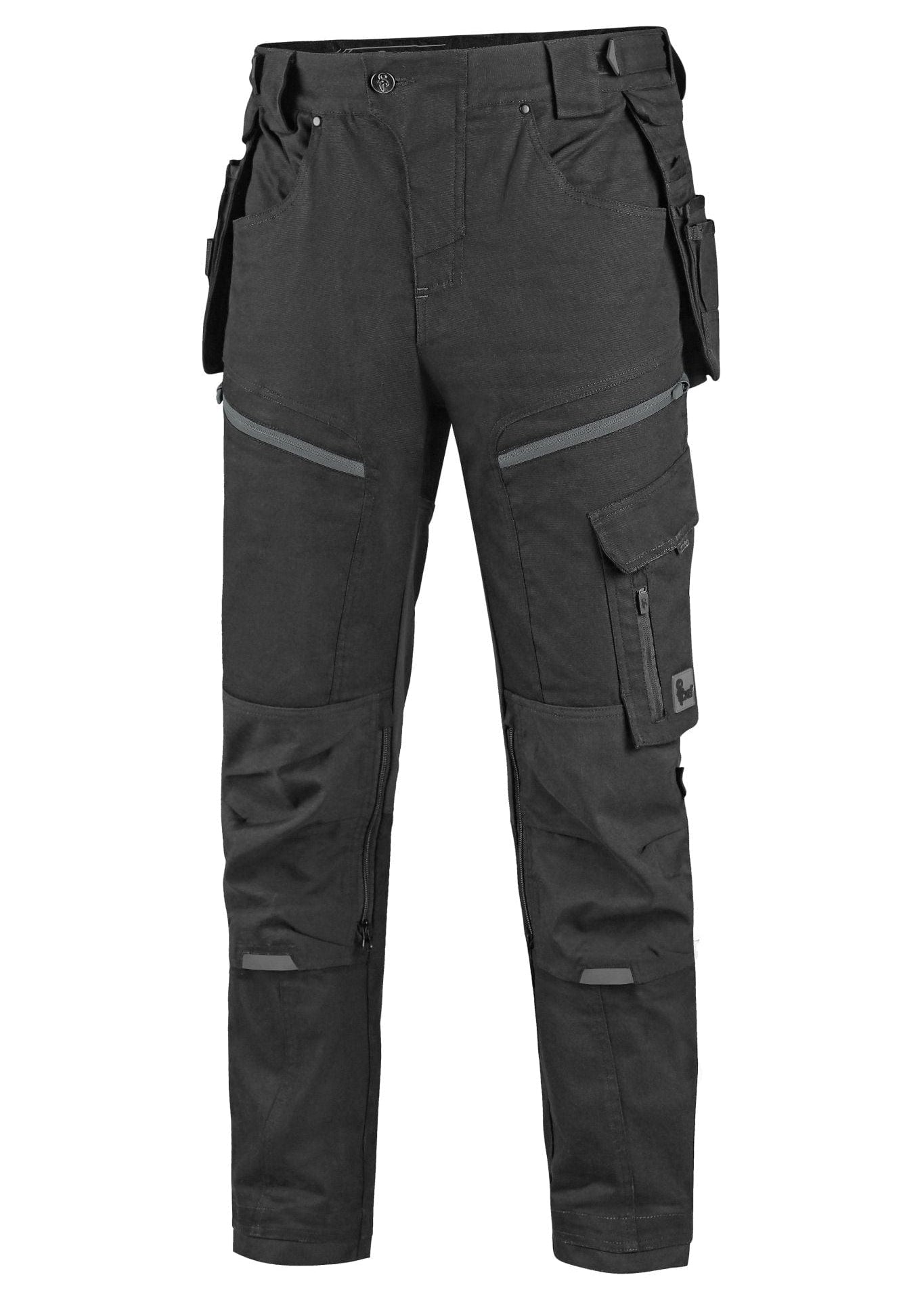 CXS Leonis Men's Work Pants in Black/Gray - Euro Work Wear