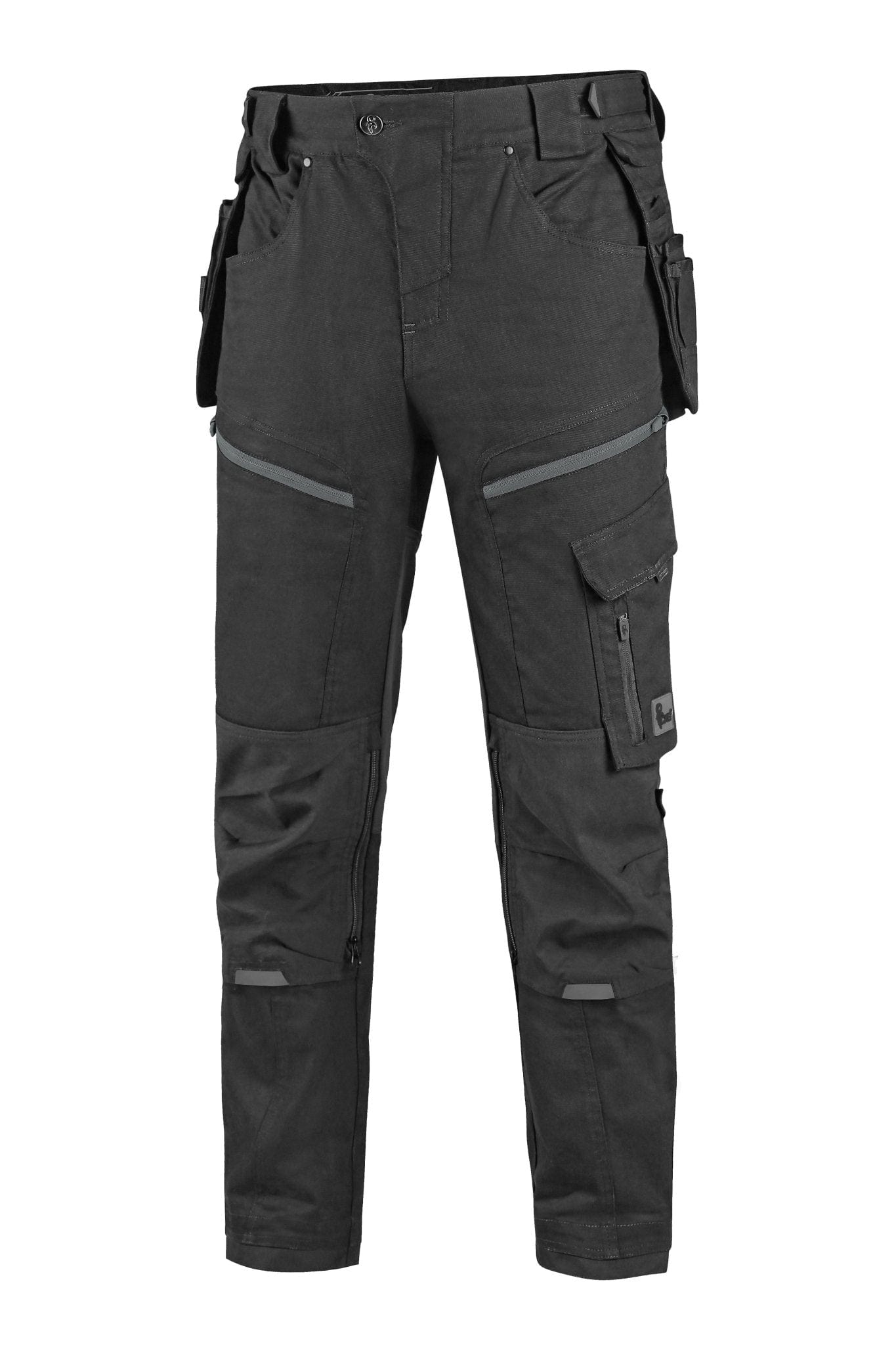 CXS Leonis Men's Work Pants in Black/Gray - Euro Work Wear