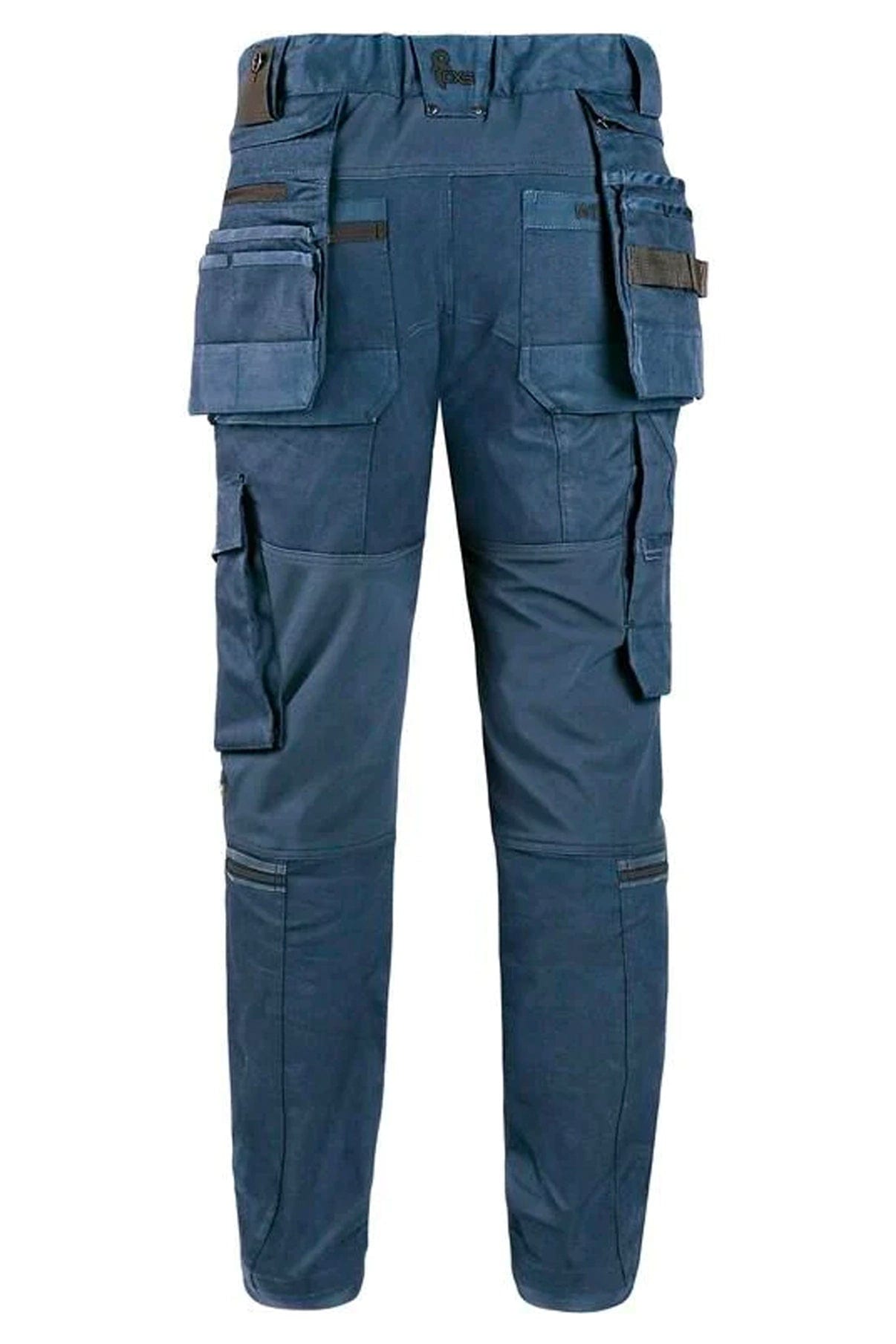 CXS Leonis Men's Work Pants in Blue/Black - Euro Work Wear