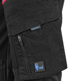 CXS Leonis Men's Work Pants in Blue/Red/Black - Euro Work Wear