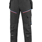 CXS Leonis Men's Work Pants in Blue/Red/Black - Euro Work Wear