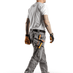 CXS Leonis Men's Work Pants in Gray/Black - Euro Work Wear