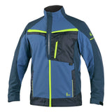 CXS Naos Men's Jacket in Blue/Yellow - Euro Work Wear