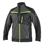 CXS Naos Men's Jacket in Gray/Black/Yellow - Euro Work Wear