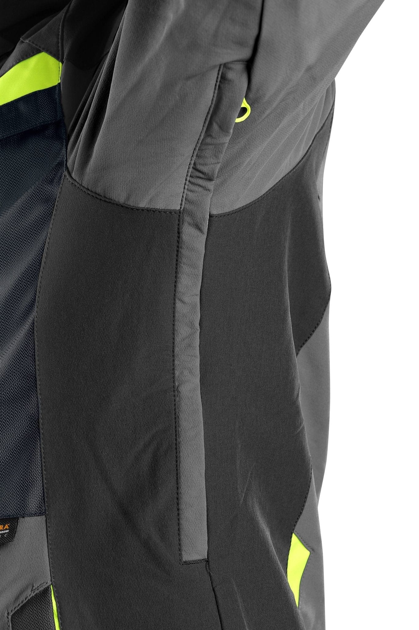 CXS Naos Men's Jacket in Gray/Black/Yellow - Euro Work Wear