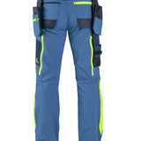 CXS Naos Men's Pants in Blue/Yellow - Euro Work Wear