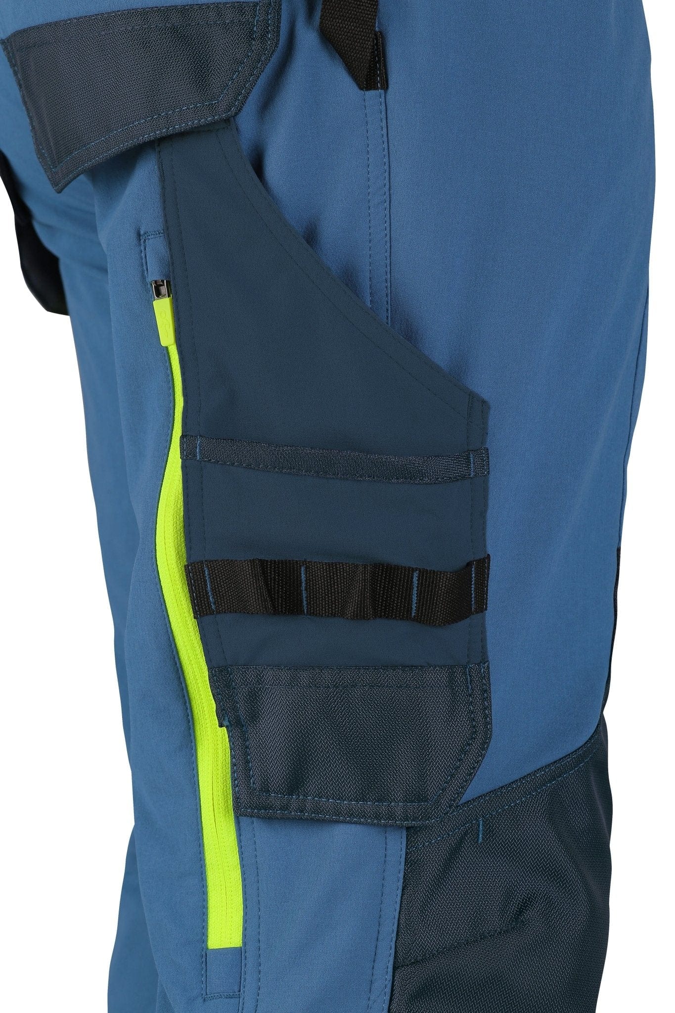 CXS Naos Men's Pants in Blue/Yellow - Euro Work Wear