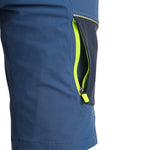 CXS Naos Men's Work Shorts in Blue/Yellow - Euro Work Wear