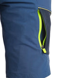 CXS Naos Men's Work Shorts in Blue/Yellow - Euro Work Wear