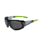 CXS Opsis Tieva Smoke - Lens Glasses in Black/Green - Euro Work Wear