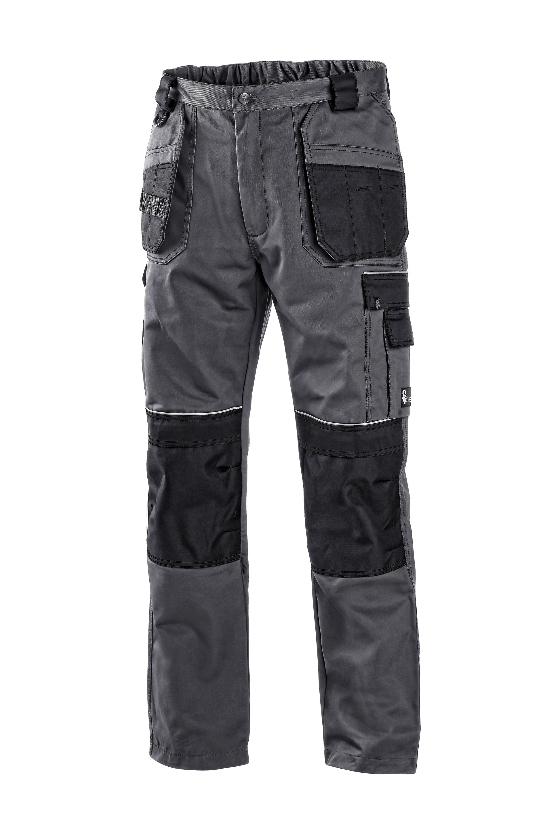 CXS Pants 30/32  USA (46 EUR) / Gray Pants CXS ORION TEODOR PLUS, men´s, grey-black