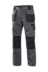 CXS Pants 30/32  USA (46 EUR) / Gray Pants CXS ORION TEODOR PLUS, men´s, grey-black