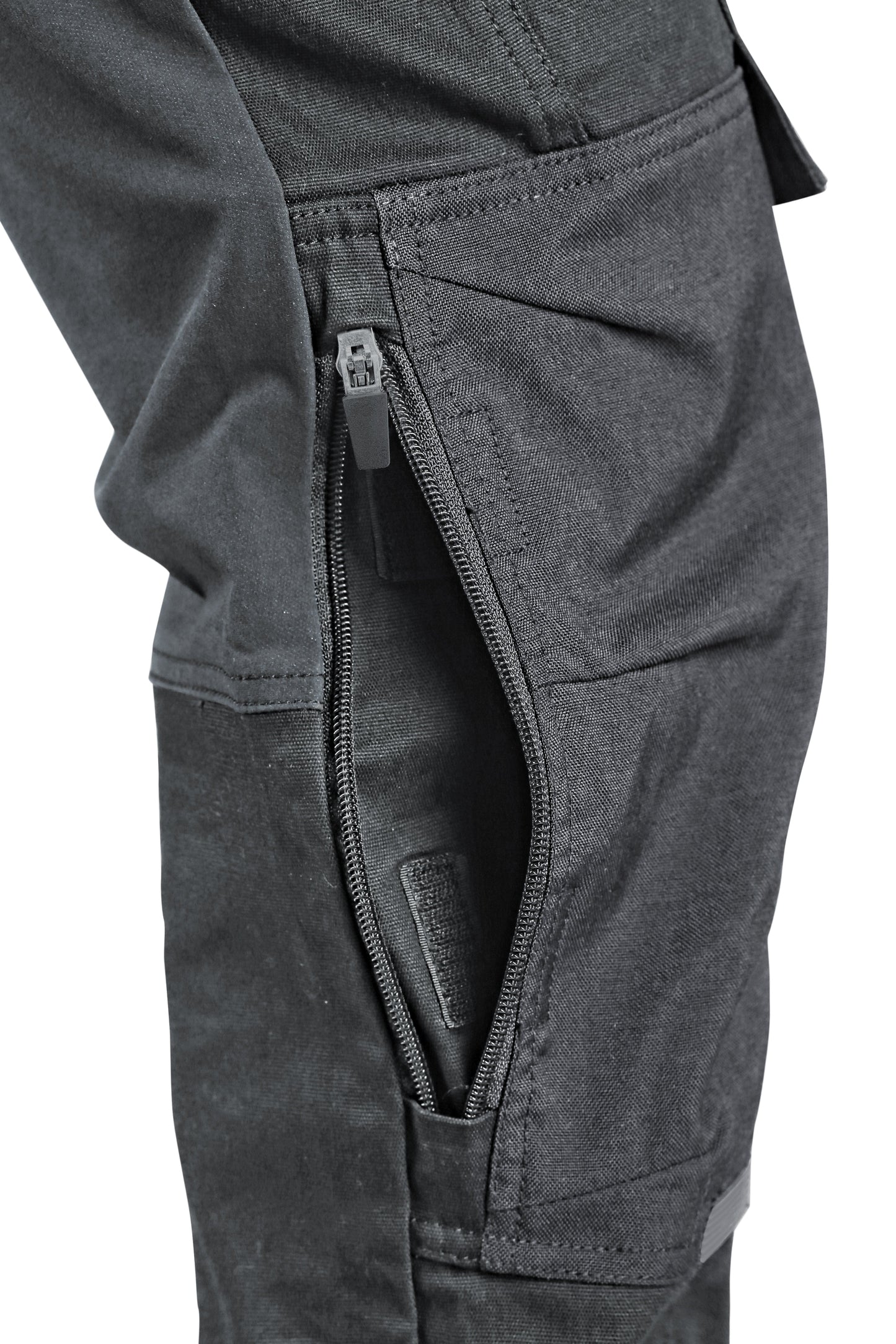 CXS Pants CXS LEONIS, MEN'S, WORK PANTS, GREY WITH BLACK ACCESSORIES