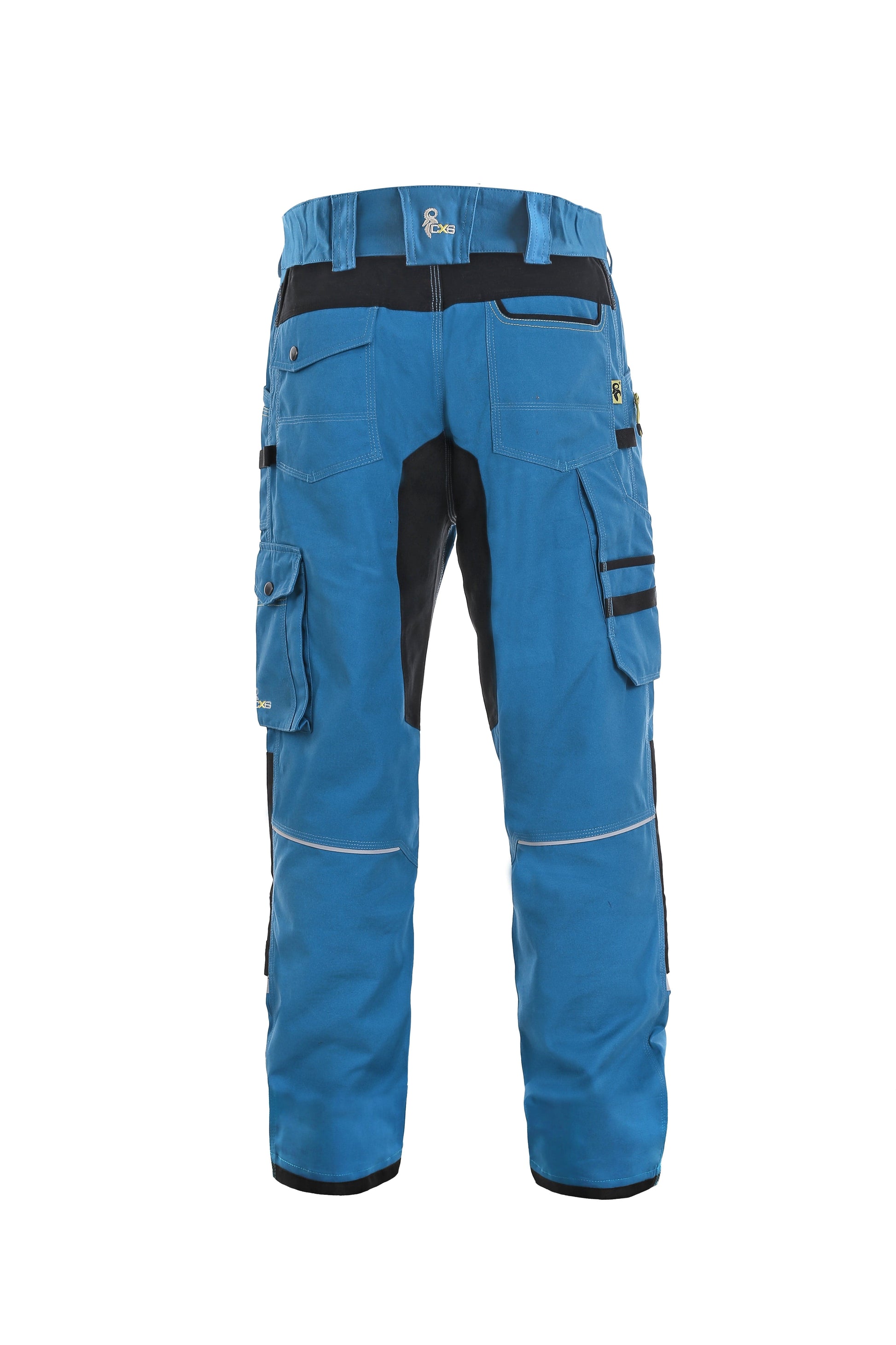 CXS Pants CXS STRETCH, BRIGHT BLUE-BLACK, MEN´S WORK PANTS