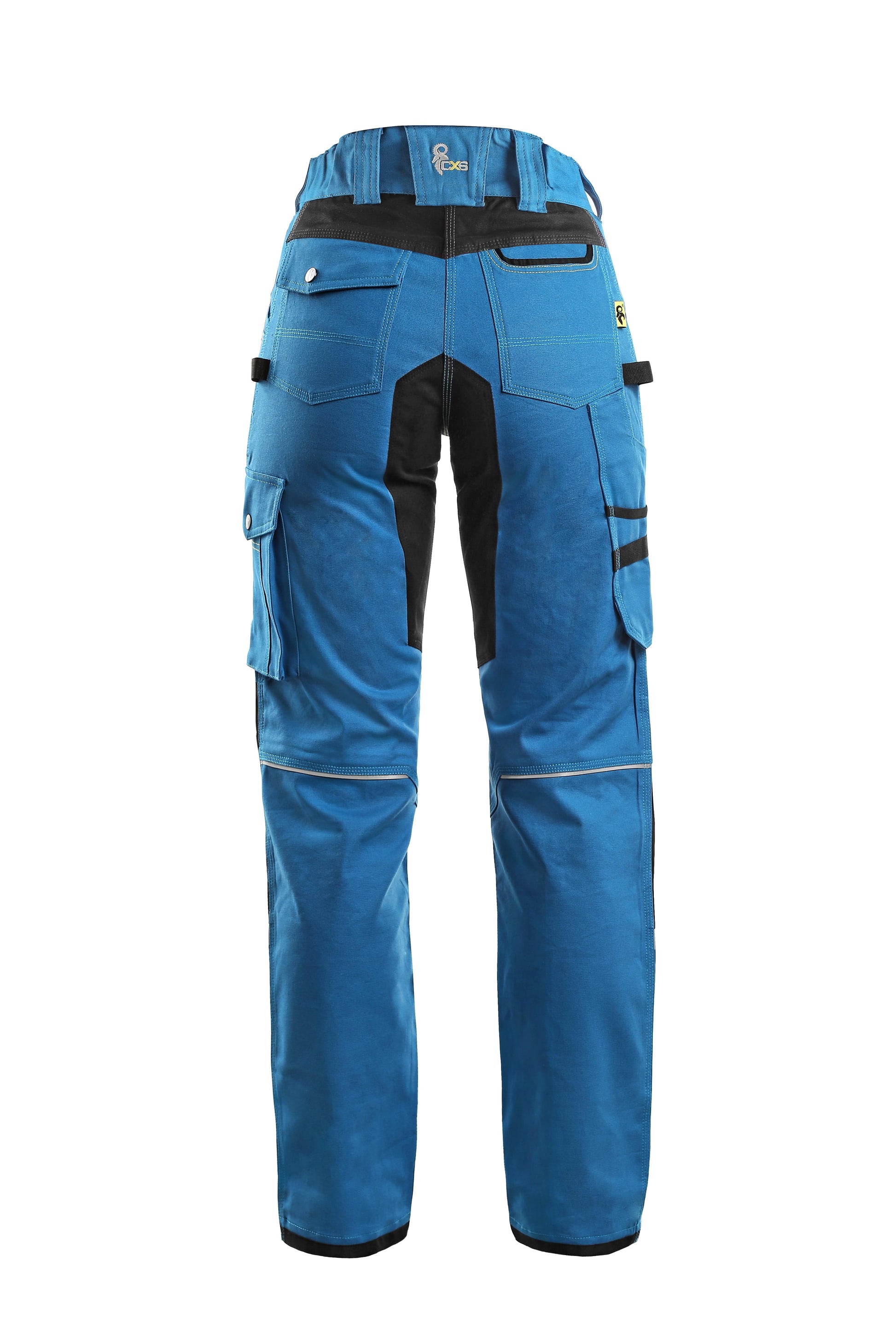 CXS Pants CXS STRETCH, BRIGHT BLUE-BLACK, WOMEN ́S WORKING PANTS