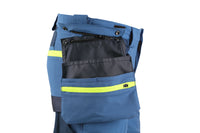 CXS Shorts Working shorts CXS NAOS men’s, blue-blue, HV yellow accessories