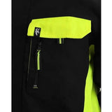 CXS Sirius Brighton Men's Winter Jacket in Black/Yellow - Euro Work Wear