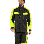 CXS Sirius Brighton Men's Winter Jacket in Black/Yellow - Euro Work Wear