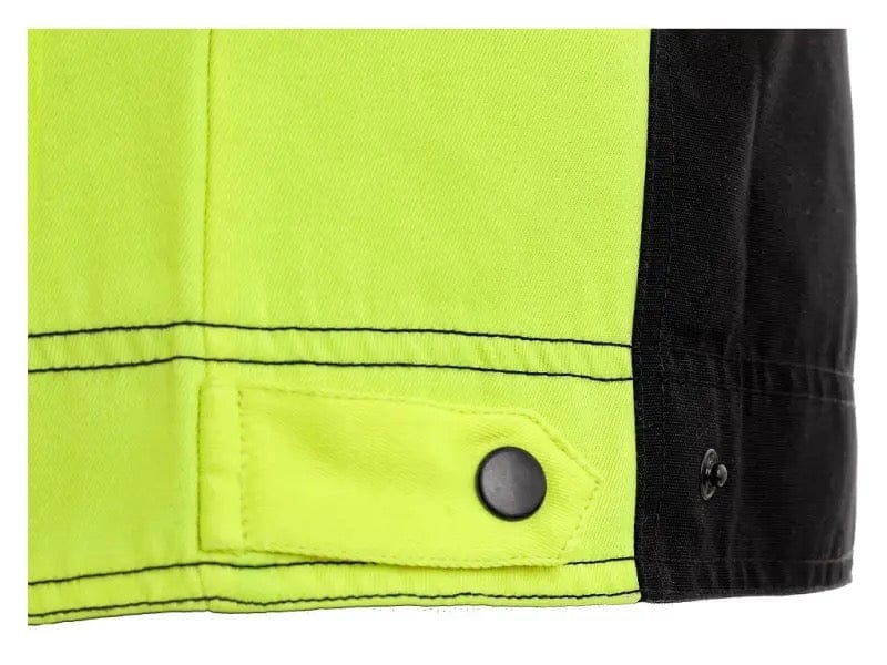 CXS Sirius Brighton Men's Winter Jacket in Black/Yellow - Euro Work Wear