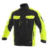 CXS Sirius Brighton Men's Winter Jacket in Black/Yellow - Euro Work Wear