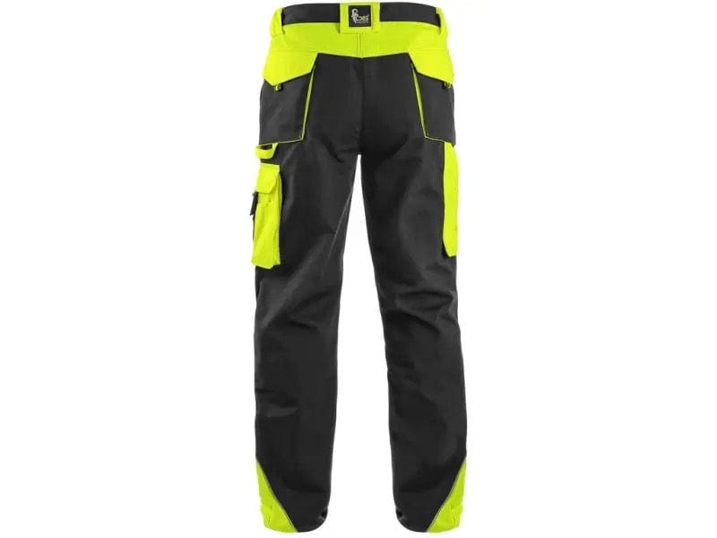 CXS Sirius Brighton Men's Winter Pants in Black/Yellow - Euro Work Wear