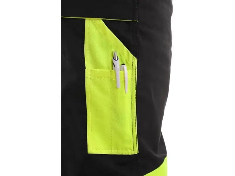 CXS Sirius Brighton Men's Winter Pants in Black/Yellow - Euro Work Wear