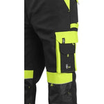 CXS Sirius Brighton Men's Winter Pants in Black/Yellow - Euro Work Wear