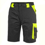 CXS Sirius Brighton Men's Work Shorts in Black/Yellow - Euro Work Wear