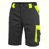 CXS Sirius Brighton Men's Work Shorts in Black/Yellow - Euro Work Wear