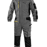 CXS Stretch Men's Coveralls in Gray/Black - Euro Work Wear