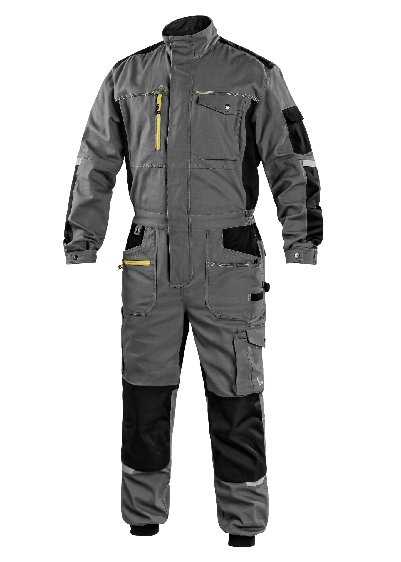 CXS Stretch Men's Coveralls in Gray/Black - Euro Work Wear