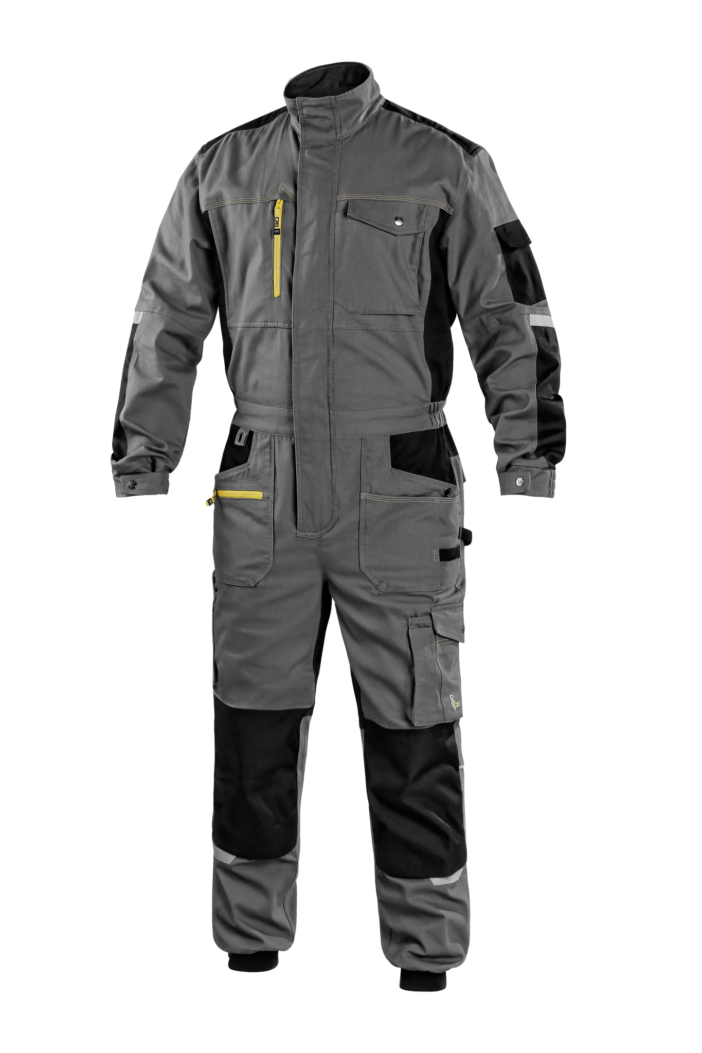 CXS Stretch Men's Coveralls in Gray/Black - Euro Work Wear