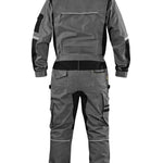 CXS Stretch Men's Coveralls in Gray/Black - Euro Work Wear