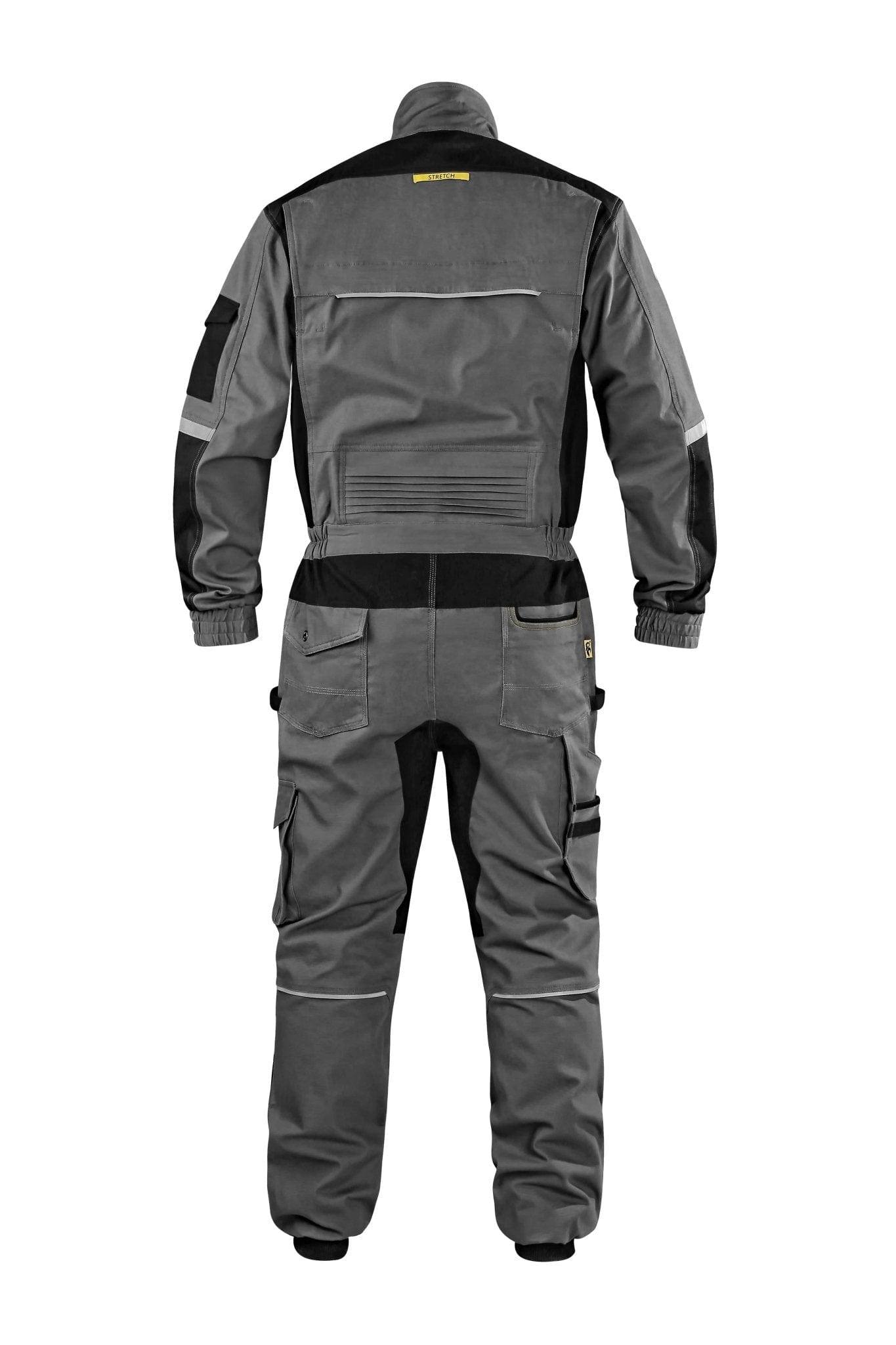 CXS Stretch Men's Coveralls in Gray/Black - Euro Work Wear