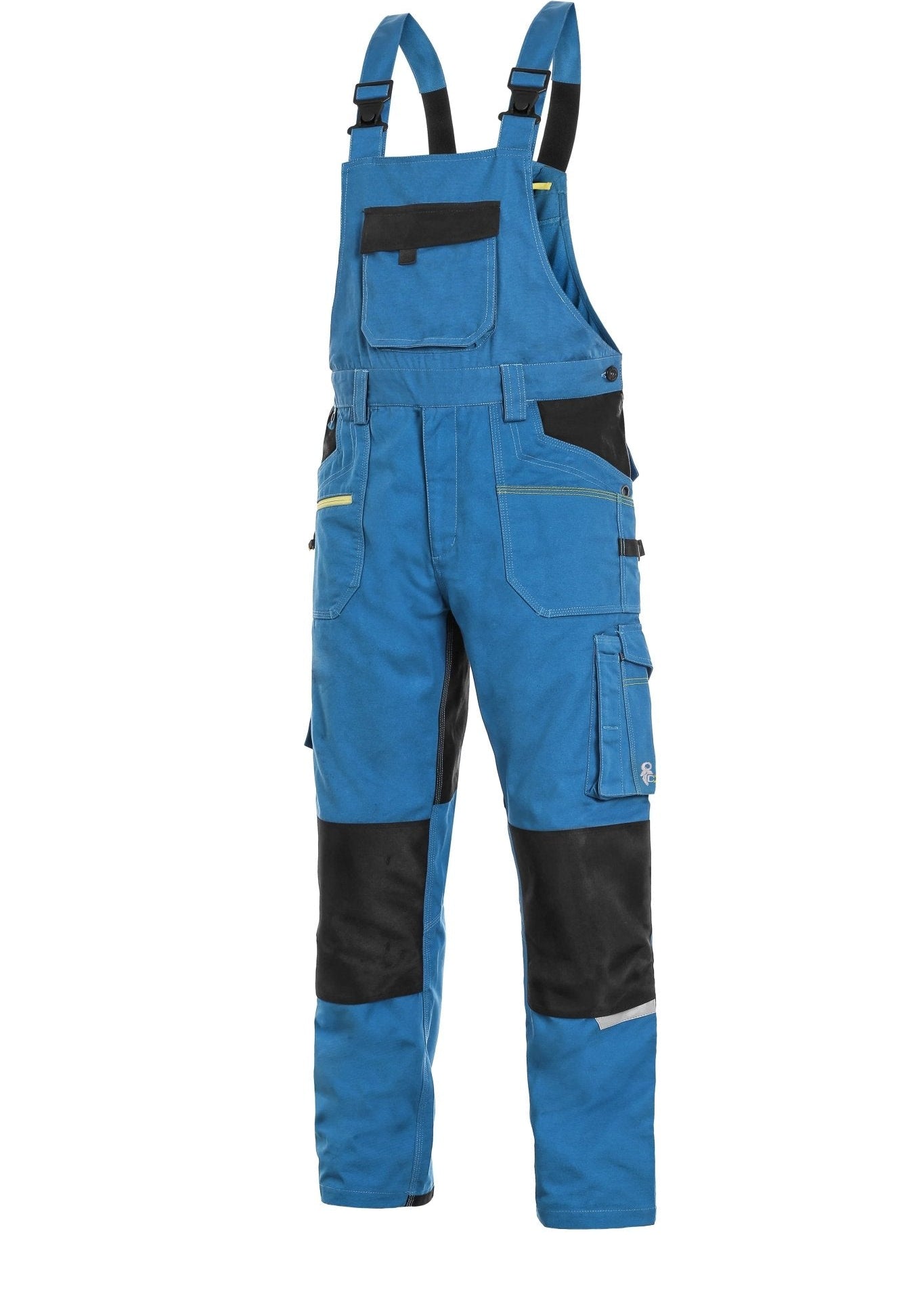 CXS Stretch Men's Overalls in Blue/Black - Euro Work Wear