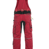 CXS Stretch Men's Overalls in Red/Black - Euro Work Wear