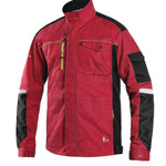 CXS Stretch Men's Work Jacket in Red/Black - Euro Work Wear